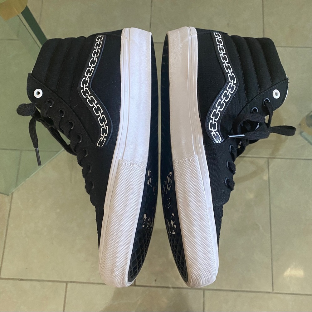 Vans X Sketchy Tank Collaboration Sk8-Hi Pro Shoes Sz 10 - Down With My Demons View 3